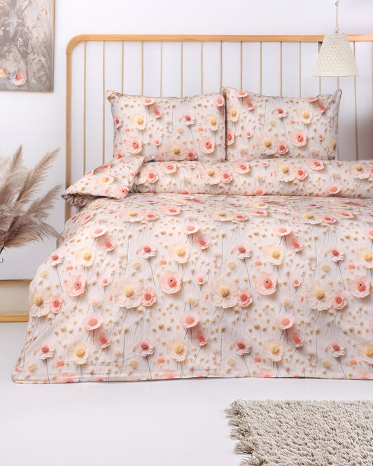 5D DİJİTAL BASKILI Çift Kişilik %100 Pamuk Nevresim Takımı