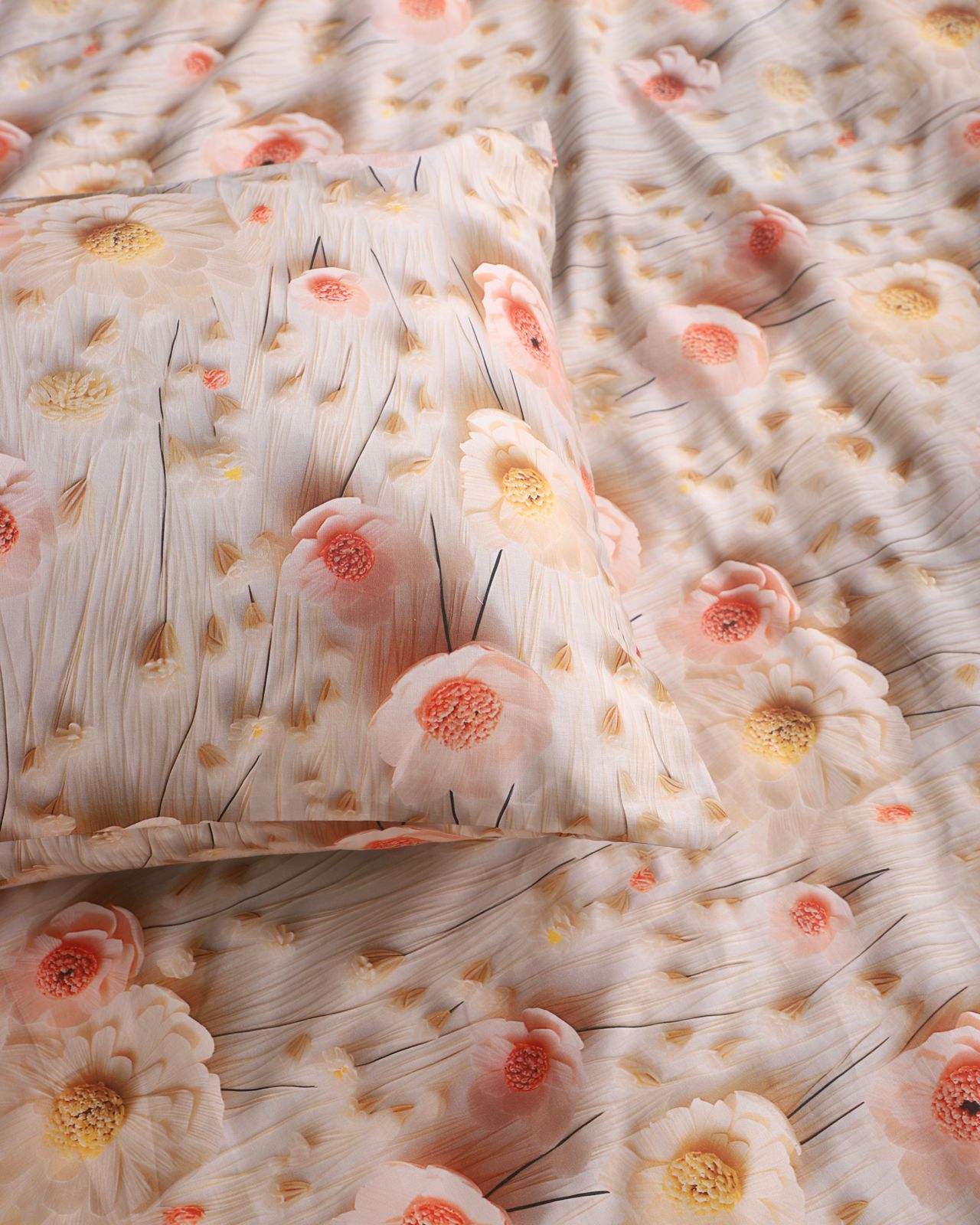 5D DİJİTAL BASKILI Çift Kişilik %100 Pamuk Nevresim Takımı