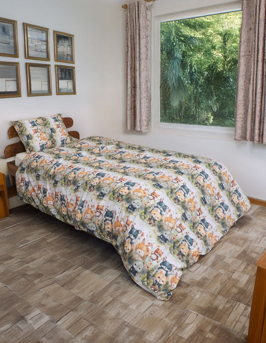 5D DİJİTAL BASKILI %100 Pamuk Çocuk Odası Nevresim Takımı