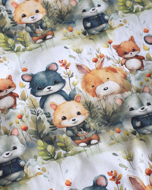 5D DİJİTAL BASKILI %100 Pamuk Çocuk Odası Nevresim Takımı