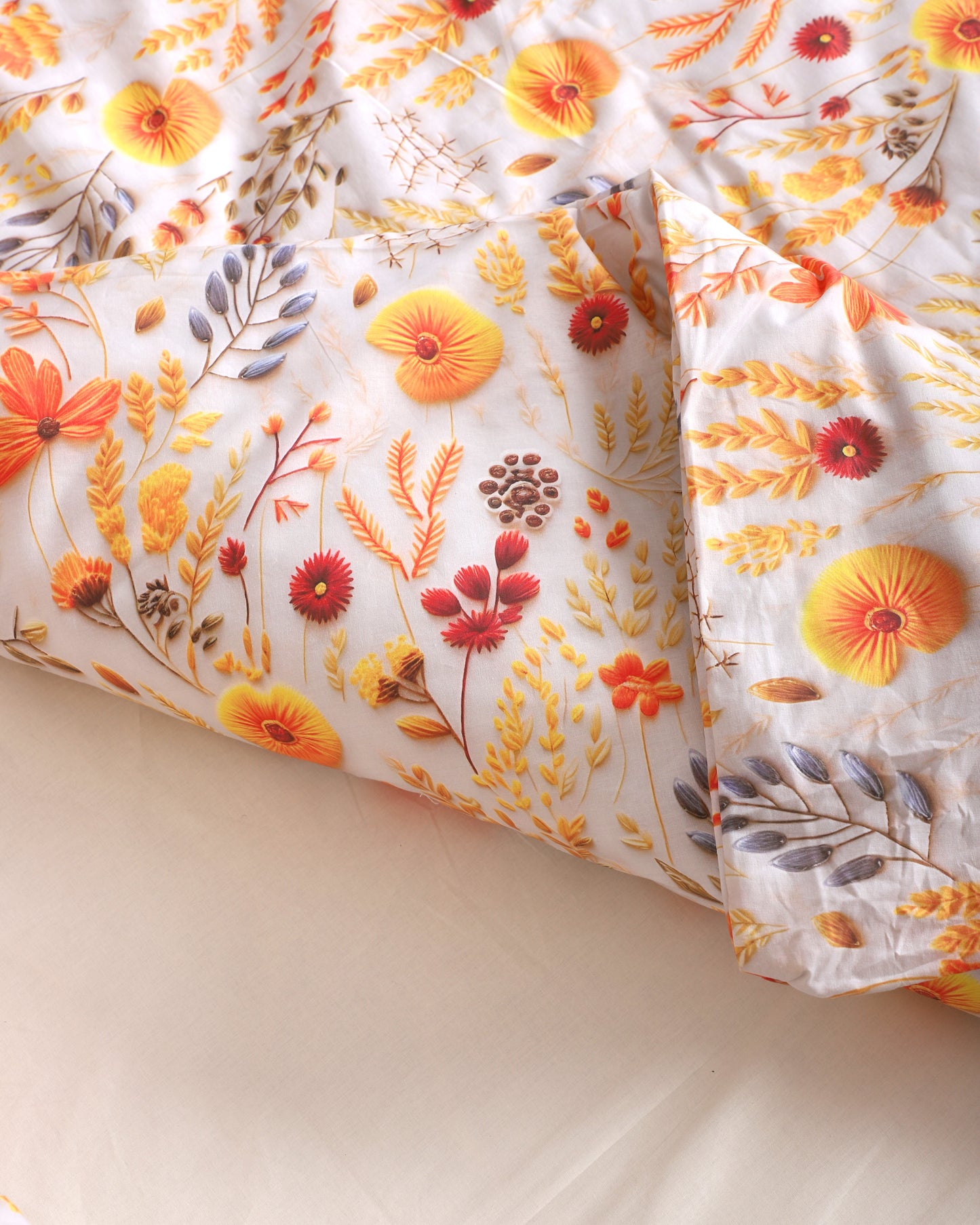 5 D DİJİTAL BASKILI Çift Kişilik %100 Pamuk  Nevresim Takımı