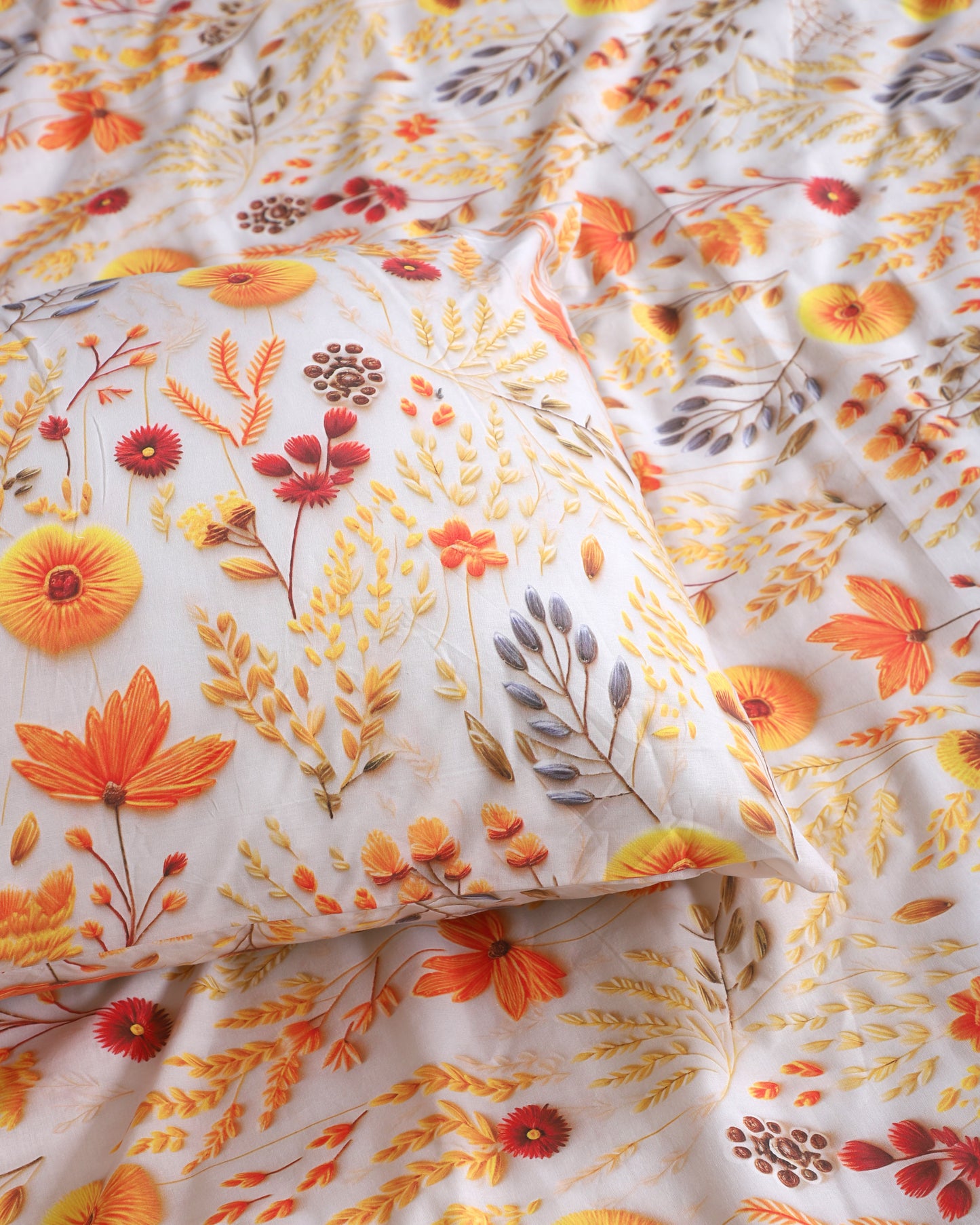 5 D DİJİTAL BASKILI Çift Kişilik %100 Pamuk  Nevresim Takımı