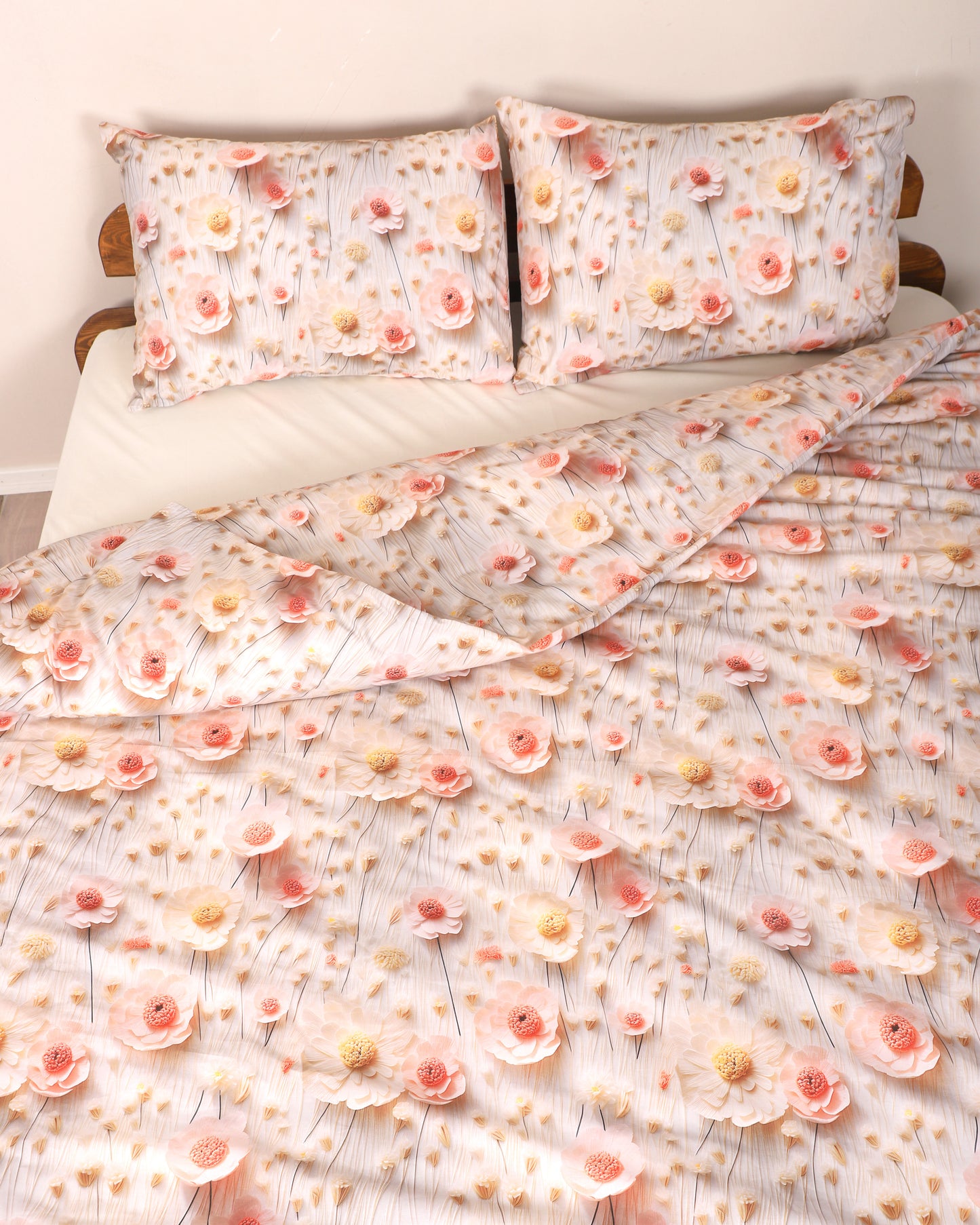 5D DİJİTAL BASKILI Çift Kişilik %100 Pamuk Nevresim Takımı